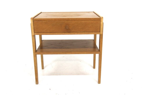 Scandinavian Oak Bedside Table, 1960-GEK-2041133