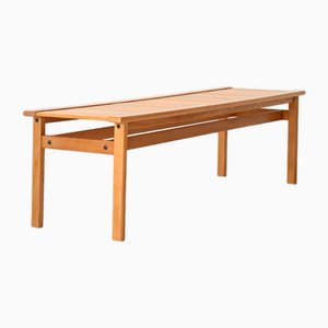 Scandinavian Oak Bench, 1960s-QWP-2035510