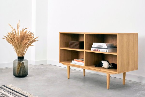 Scandinavian Oak Bookcase-VND-1072451