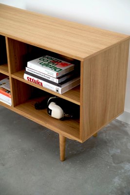 Scandinavian Oak Bookcase-VND-1072451