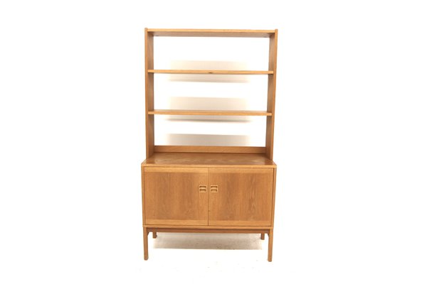 Scandinavian Oak Bookcase, Sweden, 1960s-GEK-2040167