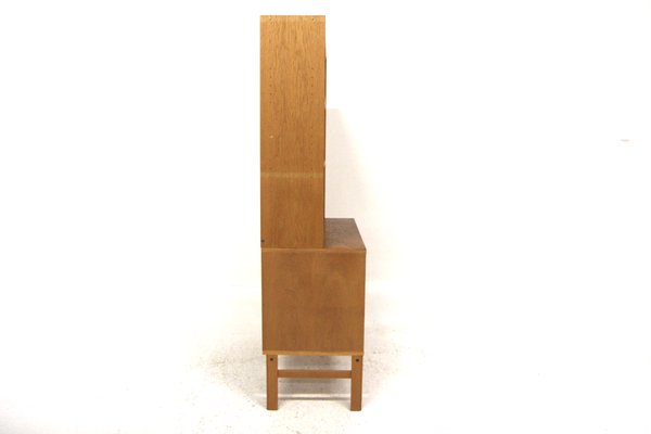 Scandinavian Oak Bookcase, Sweden, 1960s-GEK-2040167