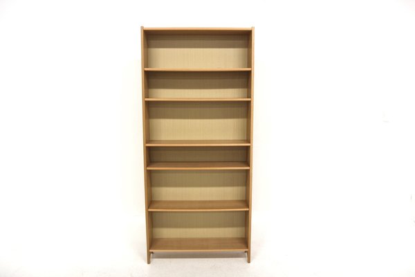 Scandinavian Oak Bookcase, Sweden, 1970s-GEK-2043138