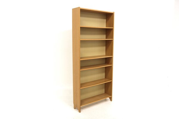 Scandinavian Oak Bookcase, Sweden, 1970s-GEK-2043138