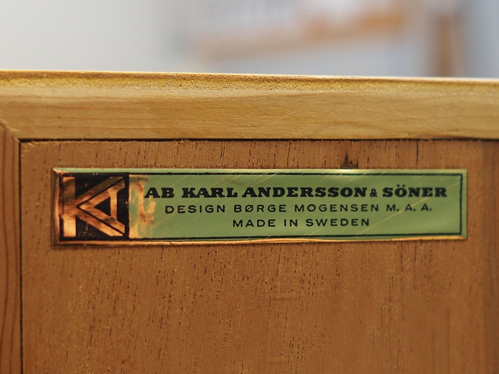 Scandinavian Oak Cabinet by Børge Mogensen for AB Karl Andersson & Söner, 1960s