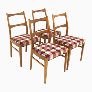 Scandinavian Oak Chairs, Sweden, 1960s, Set of 4-GEK-1751671