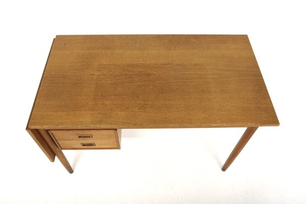 Scandinavian Oak Desk, 1950-GEK-2041149