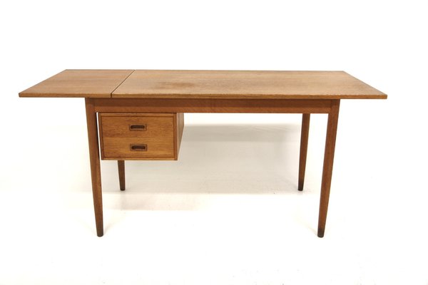 Scandinavian Oak Desk, 1950-GEK-2041149