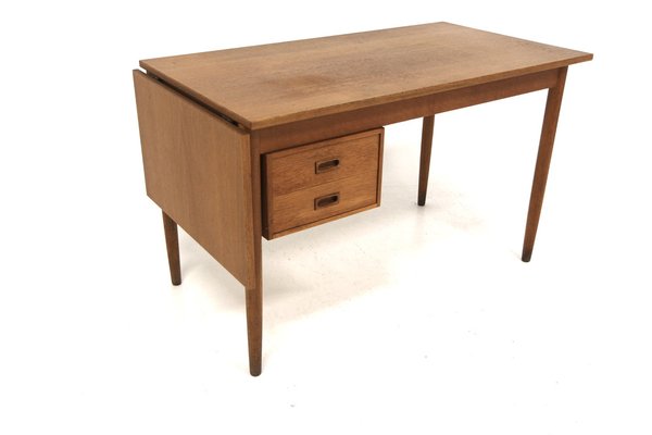 Scandinavian Oak Desk, 1950-GEK-2041149