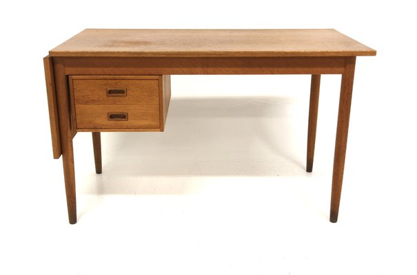 Scandinavian Oak Desk, 1950-GEK-2041149