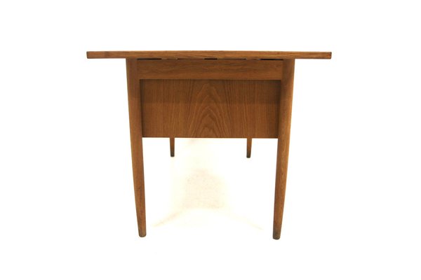 Scandinavian Oak Desk, 1950-GEK-2041149