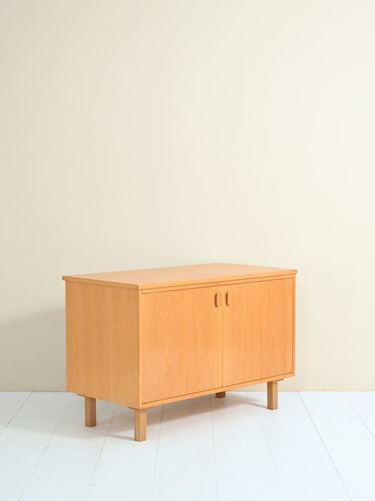 Scandinavian Oak Mobile Sideboard