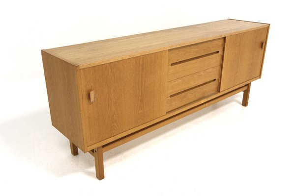 Scandinavian Oak Sideboard by Nils Jonsson for Hugo Troeds, 1960-GEK-1750322