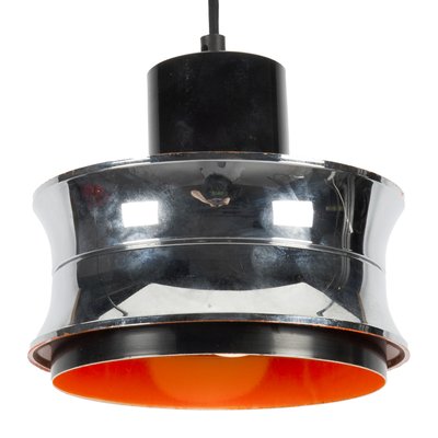 Scandinavian Orange Pendant Lamp in Chrome-XMR-985084