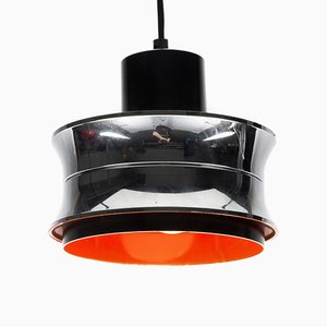 Scandinavian Orange Pendant Lamp in Chrome-XMR-985084