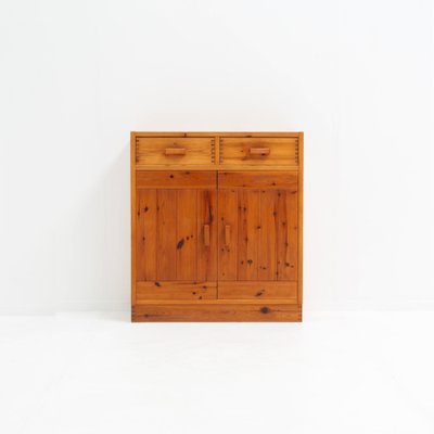 Scandinavian Pine Cabinet in the style of Charlotte Perriand, 1970s-SV-1814514