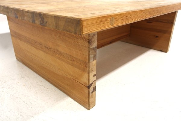 Scandinavian Pine Coffee Table, 1970-GEK-1769168