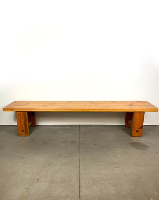 Scandinavian Pine Wooden Bench-QFU-2032366