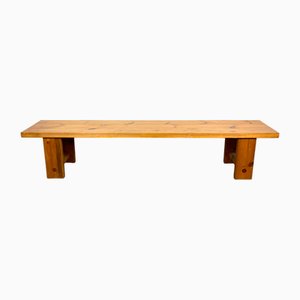 Scandinavian Pine Wooden Bench-QFU-2032366