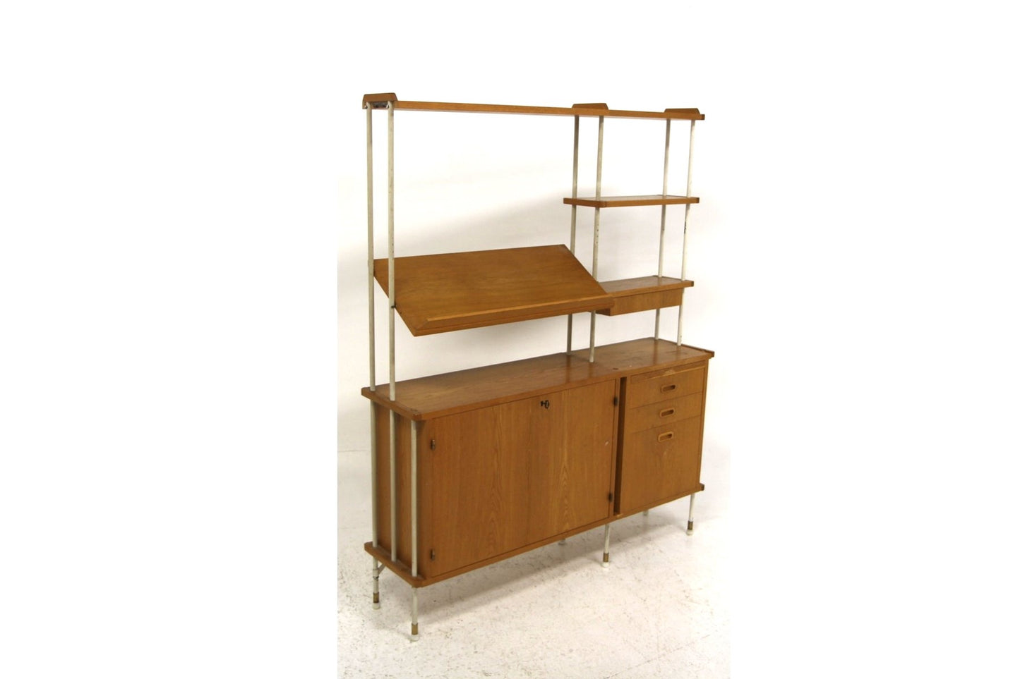 Scandinavian Prydno Wall Unit by Bröderna Gustafssons, Sweden, 1950s