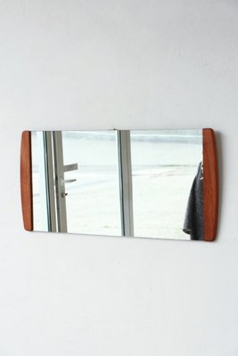 Scandinavian Rectangular Mirror in Teak, 1960s-YRI-1765285