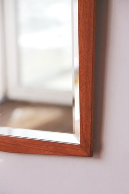 Scandinavian Rectangular Teak Mirror, 1960s-YRI-1724999