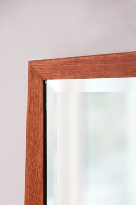 Scandinavian Rectangular Teak Mirror, 1960s-YRI-1724999