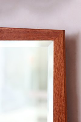 Scandinavian Rectangular Teak Mirror, 1960s-YRI-1724999