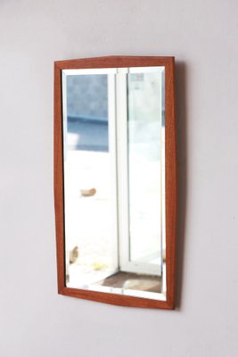 Scandinavian Rectangular Teak Mirror, 1960s-YRI-1724999