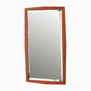 Scandinavian Rectangular Teak Mirror, 1960s-YRI-1724999