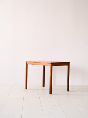 Scandinavian Rectangular Teak Table, 1960s-QWP-1754620