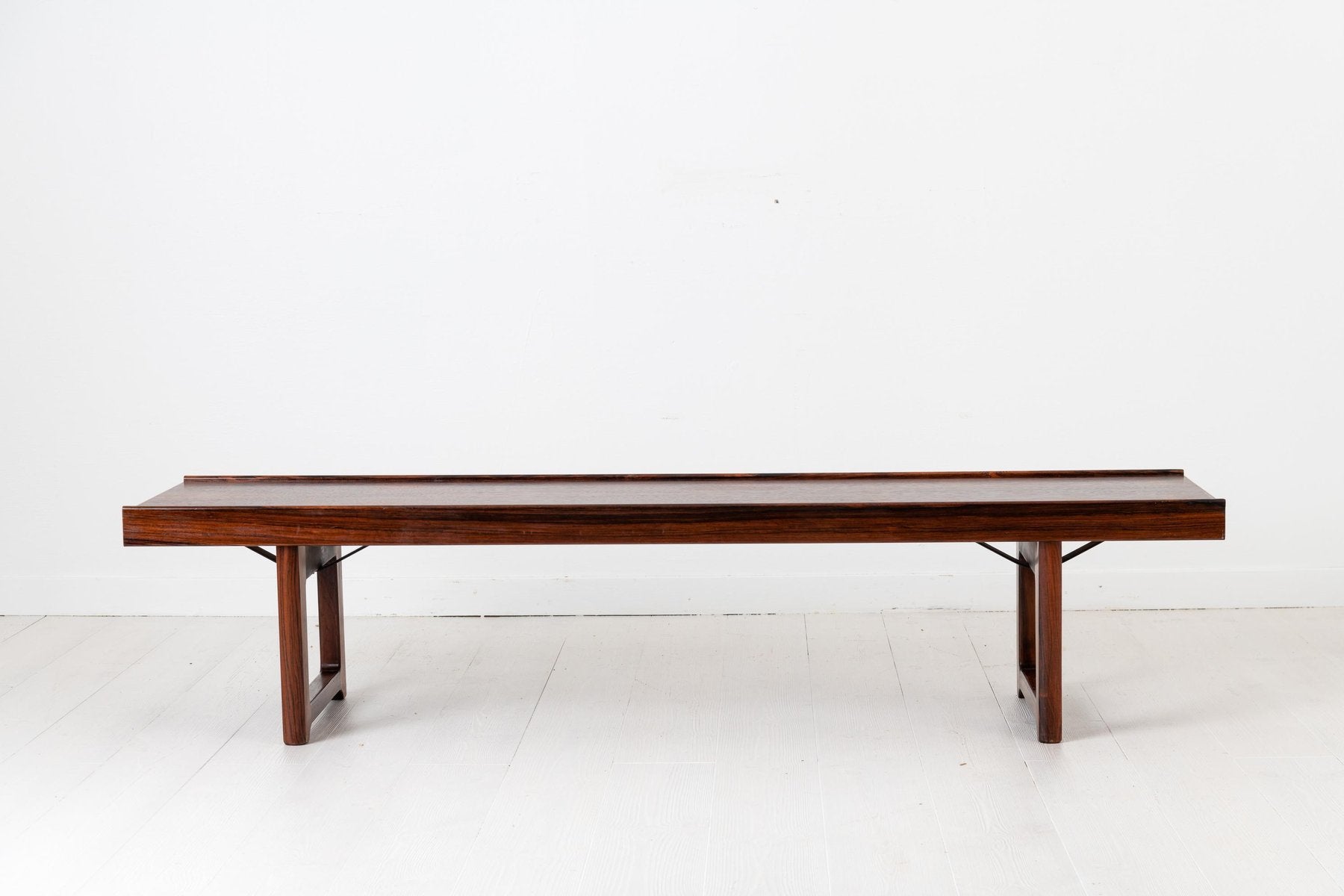 Scandinavian Rosewood Bench by Torbjørn Afdal for Bruksbo