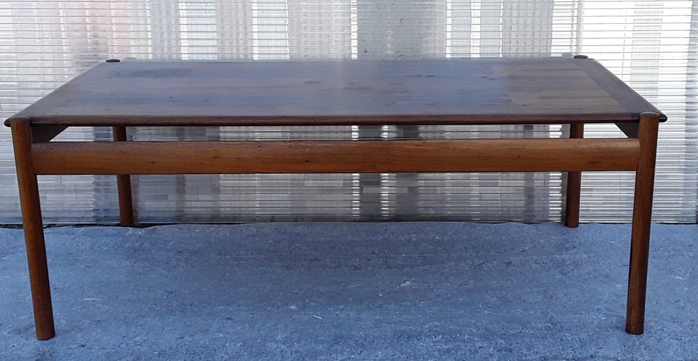 Scandinavian Rosewood Coffee Table from Dokka Mobler, 1970s