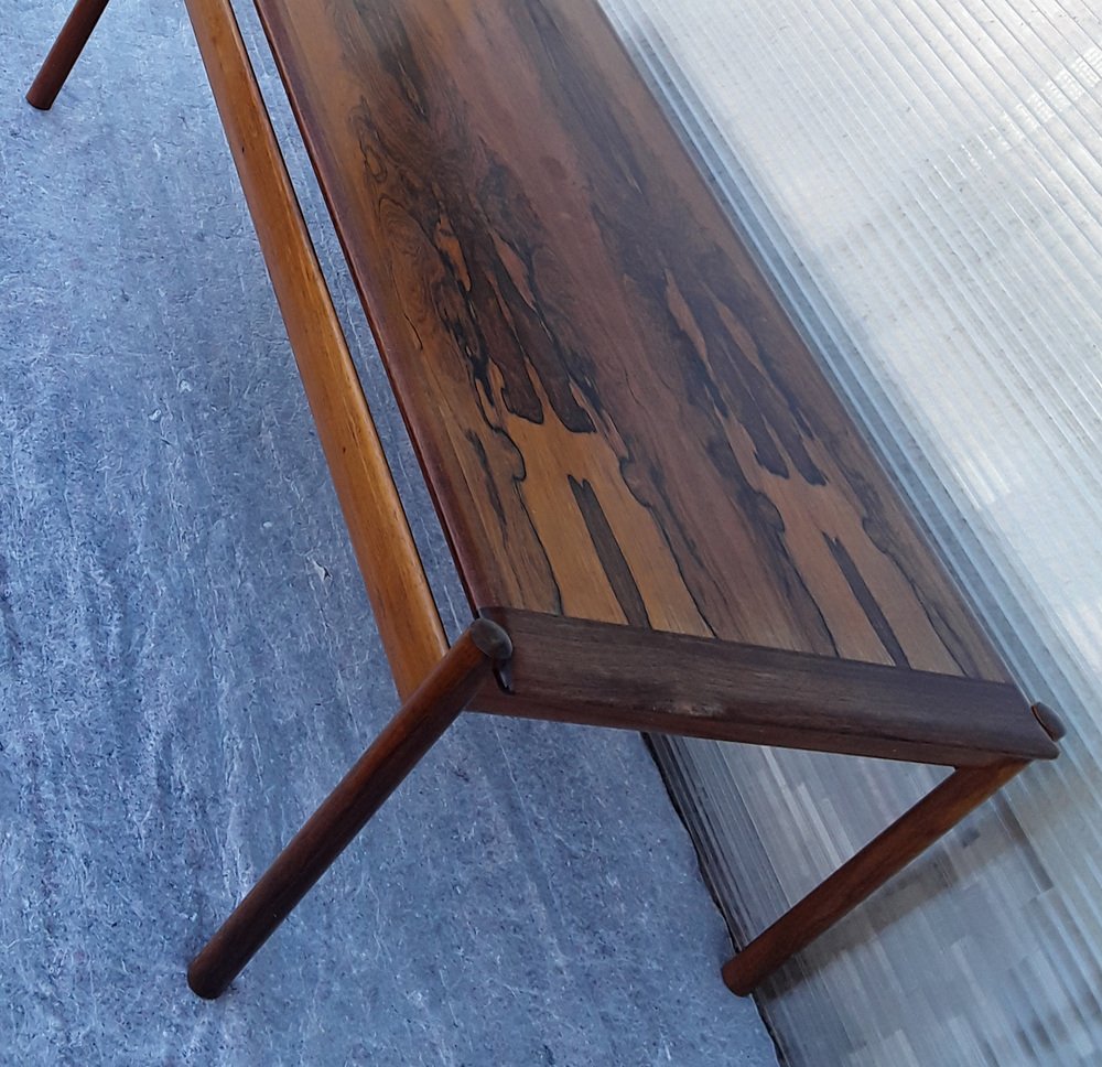 Scandinavian Rosewood Coffee Table from Dokka Mobler, 1970s