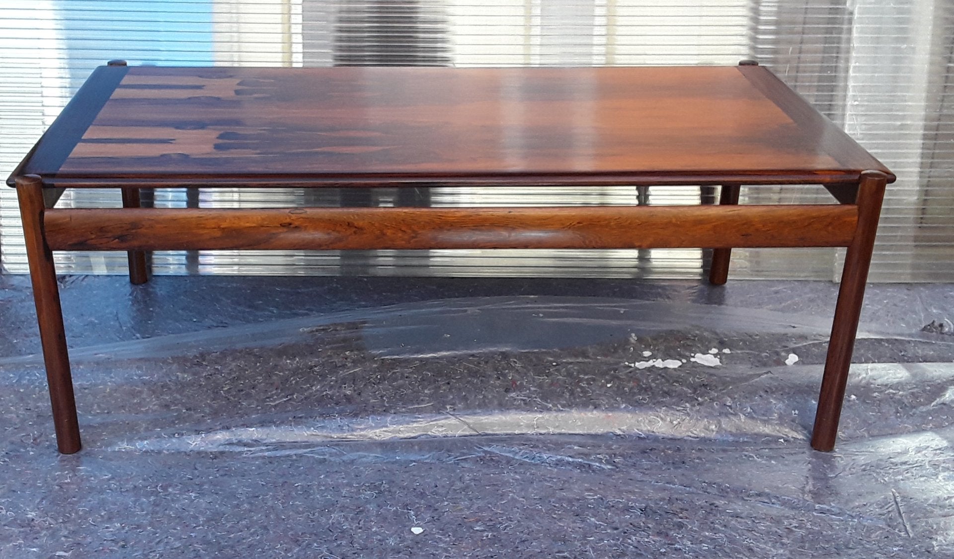 Scandinavian Rosewood Coffee Table from Dokka Mobler, 1970s