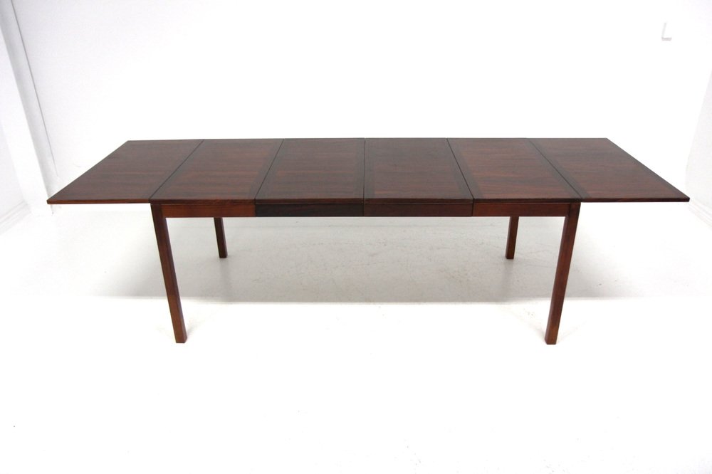 Scandinavian Rosewood Dining Table from Vejle Stole Og Møbelfabrik, Sweden, 1960s