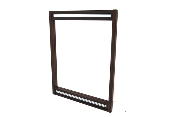 Scandinavian Rosewood Mirror from Fröseke, Sweden, 1960s-GEK-1822937