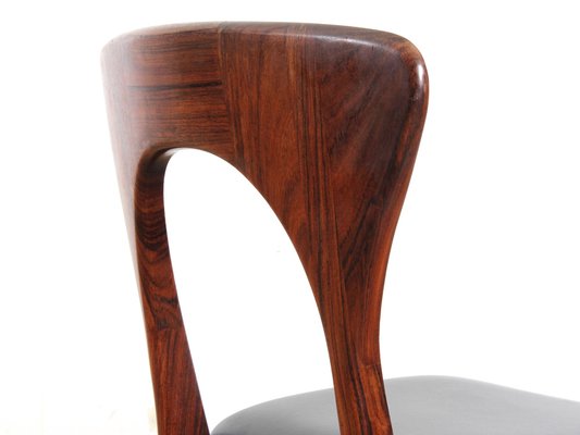 Scandinavian Rosewood Model Peter Side Chairs by Niels Koefoed, 1950s, Set of 4-PI-669897