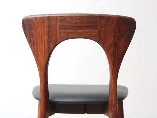 Scandinavian Rosewood Model Peter Side Chairs by Niels Koefoed, 1950s, Set of 4-PI-669897