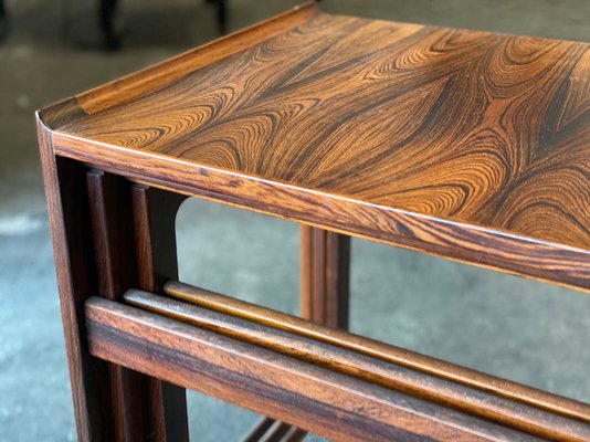 Scandinavian Rosewood Nesting Tables, 1960s, Set of 3-JO-866186