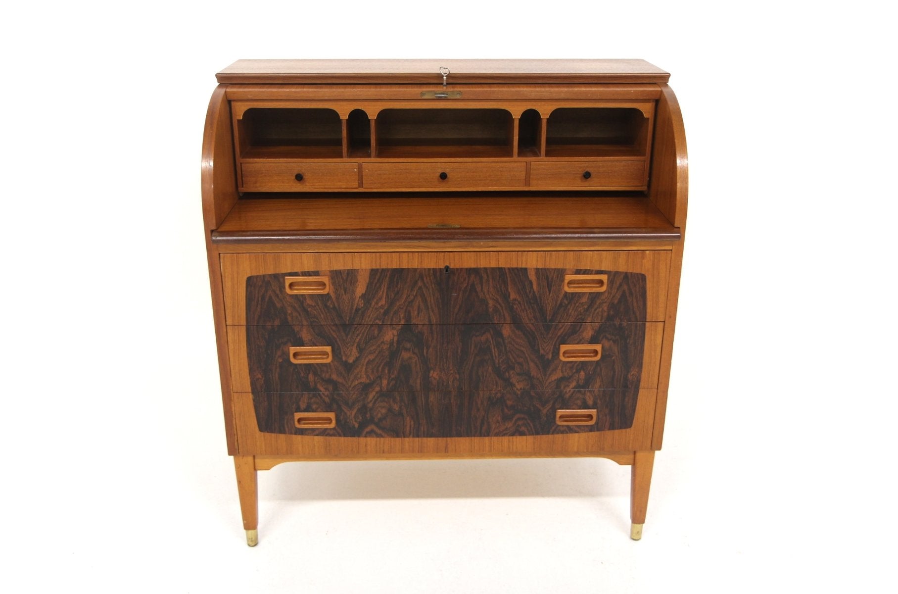 Scandinavian Rosewood Secretaire from Bröderna Gustafssons, Sweden, 1950