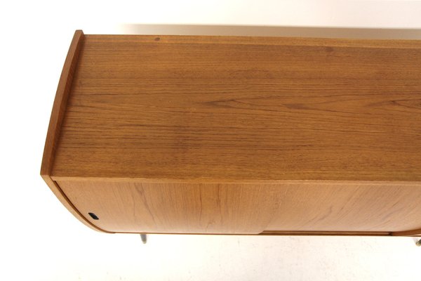 Scandinavian Roulette Teak Sideboard from Möbel-Ikea, Sweden, 1960s-GEK-2043108