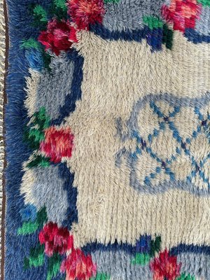 Scandinavian Rya Rug, 1960s-YMM-1788164