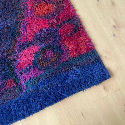 Scandinavian Rya Rug by Oili Mäki for Finnrya Oy Ab, Finland-QZ-1345695