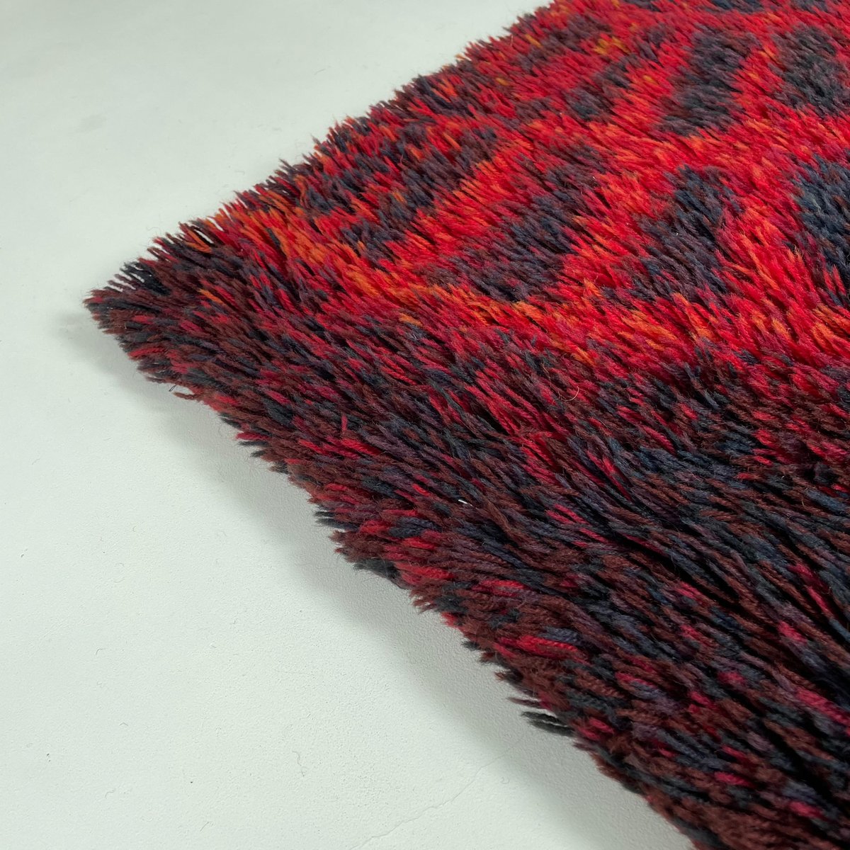 Scandinavian Rya Rug by Ritva Puotila for Finnrya Oy AB, Finland, 1950s