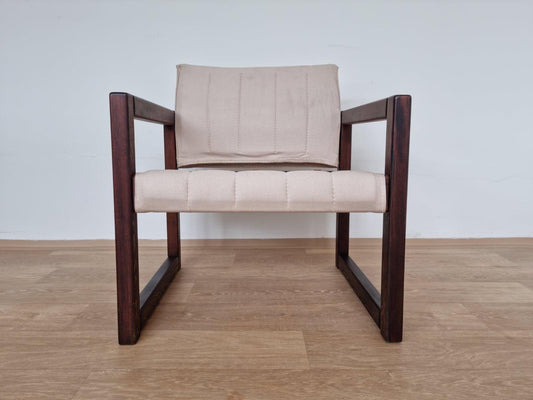 Scandinavian Safari Armchair attributed to Karin Mobring, 1975