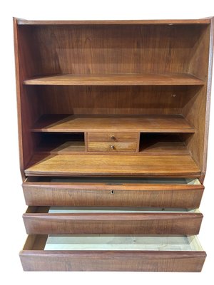 Scandinavian Secretaire in Teak, 1960s-AVC-2043432