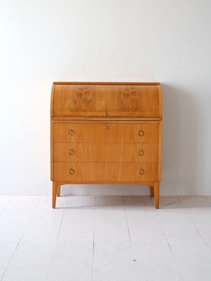 Scandinavian Secretaire with Flap, 1960s-QWP-2035486