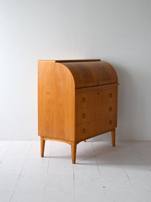 Scandinavian Secretaire with Flap, 1960s-QWP-2035486