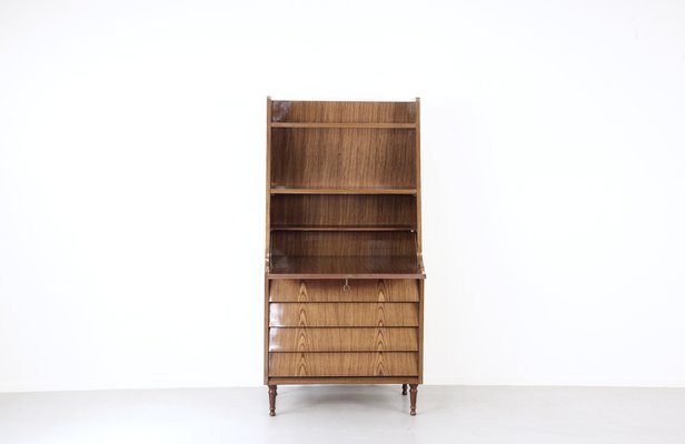 Scandinavian Secretary in Teak, Italy, 1960s-DUG-2041267